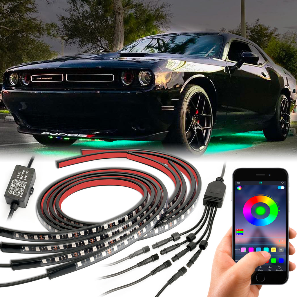 Car Neon Underglow Light with APP control YCHOWTECH