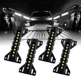 4PCS 36 LED Truck Bed Lights for Cargo, Pickup Truck, SUV, RV, Boat, White Rock Lighting Accessories Kits