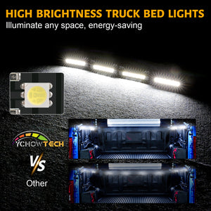 4PCS 36 LED Truck Bed Lights for Cargo, Pickup Truck, SUV, RV, Boat, White Rock Lighting Accessories Kits