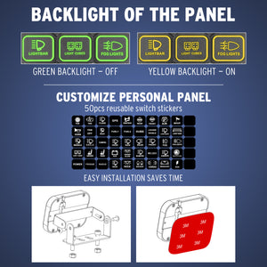 6 Gang Switch Panel