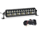 12 Inch LED Light Bar for Off-Road Truck, Car, Boat, Dual Row IP68 Waterproof, Compatible with Jeep, UTV, ATV, 4x4