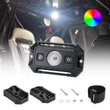 Load image into Gallery viewer, LED Dome Light RGBW| LED| ON-OFF Switch| DC 9-32V| Interior Lights| Roll Bar Cage Mount