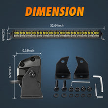 Load image into Gallery viewer, 30 inch LED Light Bar with Wiring Harness 405W