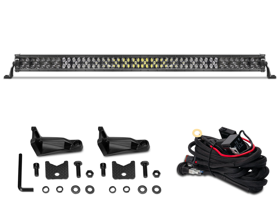 50 Inch LED Light Bar Off-Road for Truck, Car, Boat, Dual Row IP68 Waterproof, Compatible with Jeep, UTV, ATV, 4x4