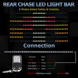 37" Rear LED Chase Light Bars