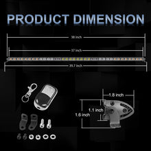 Load image into Gallery viewer, 37&quot; Rear LED Chase Light Bars