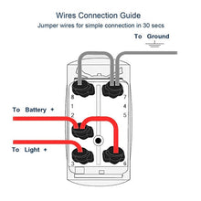 Load image into Gallery viewer, Rocker Switch 12V 20A 5 pin