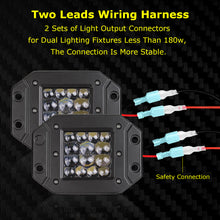 Load image into Gallery viewer, Wiring Harness for LED Light Bar - 2 Lead