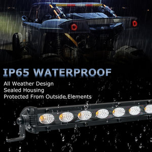 37" Rear LED Chase Light Bars