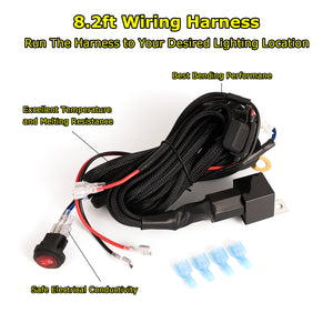 Wiring Harness for LED Light Bar - 2 Lead