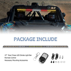 37" Rear LED Chase Light Bars